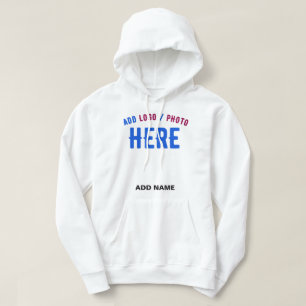 VESTE À CAPUCHE MARQUE BLANCHE MODERNE ET PERSONNALISABLE VÉRIFIÉE
