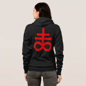 VESTE À CAPUCHE MARQUE DU DIABLE (Dos entier)