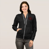 VESTE À CAPUCHE MARQUE DU DIABLE (Devant entier)