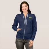 VESTE À CAPUCHE MARQUE MODERNE MODERNE BLEUE VÉRIFIÉE (Devant entier)
