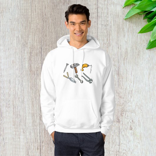 Veste À Capuche Marteau de forage et clé à outils à main