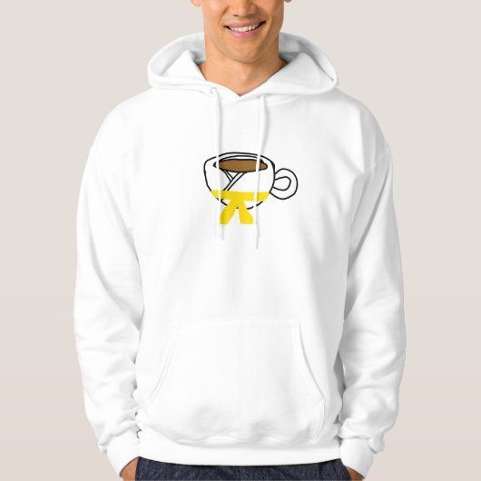 Veste À Capuche Martial Arts Coffee Cup – Kickstart Your Day (Devant)