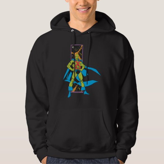 Veste À Capuche Martian Manhunter & fond spatial (Devant)
