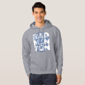 Veste À Capuche Mascotte de Badminton SURIMPRESSION (Devant entier)