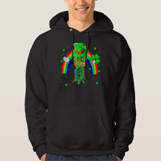 Veste À Capuche Mask Swinger à l'envers de l'ananas St Patrick's D (Devant)
