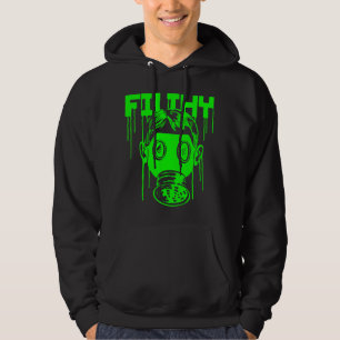 Veste À Capuche Masque de gaz dégoûtant de Dubstep