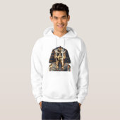 Veste À Capuche Masque Égyptien Doré Artwork (Devant entier)