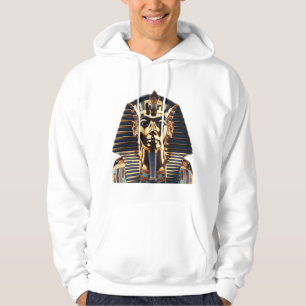 Veste À Capuche Masque Égyptien Doré Artwork