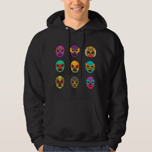 Veste À Capuche Masques de Légendes - Retro Lucha Libre