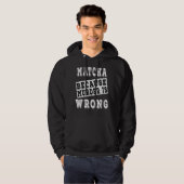 Veste À Capuche Matcha Parce Que Le Meurtre Est Mal (Devant entier)