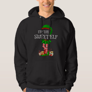 Veste À Capuche Matching Family I'm The Sweet Elf Christmas