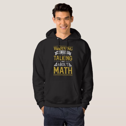 Veste À Capuche Math Math Math Math Tee - shirt Math (Devant entier)