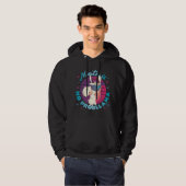 Veste À Capuche Math n'est pas ProbLlama (Devant entier)