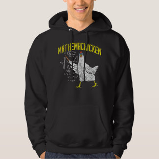 Veste À Capuche Mathemachicken Math Algebra Nerd Enseignant Poulet