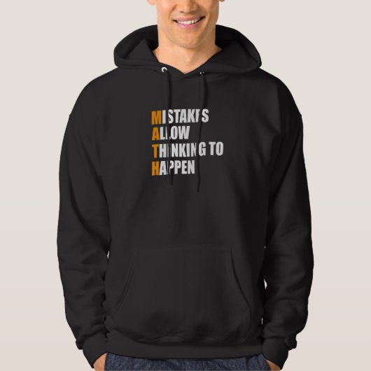 Veste À Capuche Mathématiques Mathématiques Nerd Amusement 2 (Devant)