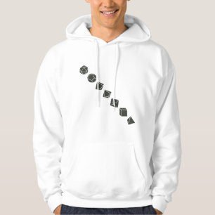 Veste À Capuche Matrices diagonales (foncées)