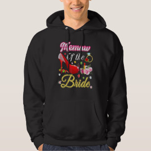Veste À Capuche Maw De La Mariée Joyeuse Mariage Flower Rose Chaus