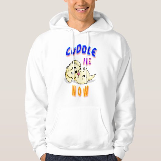 Veste À Capuche Me câliner maintenant (Devant)