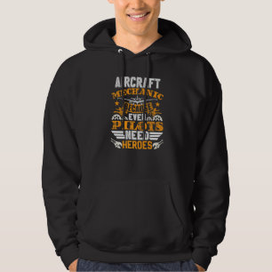 Veste À Capuche Mécanicien de l'aéronef Maîtrise de l'avion