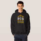 Veste À Capuche Mécanique De Bus Retraité Pas Mon Problème Plus Re (Devant entier)