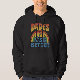 Veste À Capuche Mecs Ont Juste Meilleur Goût Arc-en-ciel Gay Fiert