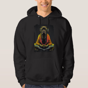 Veste À Capuche Médaille de Chien Pop Art Yoga Cane Corso