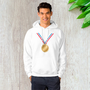 Veste À Capuche Médaille d'or avec ruban bleu blanc rouge