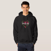 Veste À Capuche Médecin Rose de coeur (Devant entier)