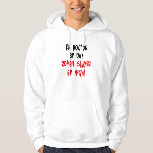 Veste À Capuche Médecin Zombie Slayer ER (Devant)