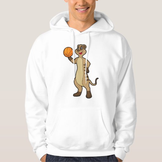 Veste À Capuche Meerkat au Basketball Sports (Devant)
