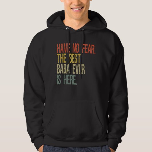 Veste À Capuche Meilleur Baba jamais (Devant)
