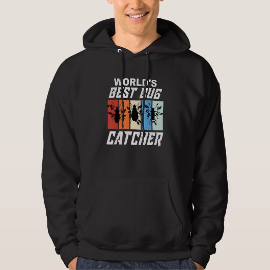 Veste À Capuche Meilleur Bug Catcher Bug Hunter Bugs (Devant)