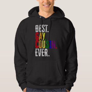 Veste À Capuche Meilleur Cousin Gay Ever Fierté LGBT Gay Cousin Ca