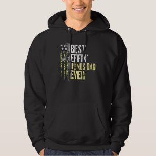 Veste À Capuche Meilleur Effin Bonus Papa Jamais Les Droits D'Arme