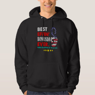 Veste À Capuche Meilleur Effin Bonus Papa Merci Jamais De Mettre A