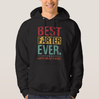 Veste À Capuche Meilleur Farter Jamais Je Veux Dire Père Papa Blag