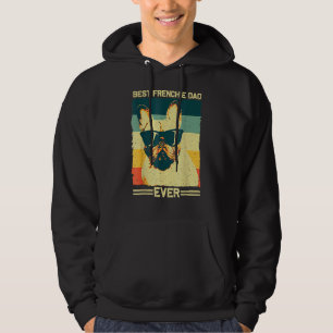Veste À Capuche Meilleur Français Papa Hommes Père Français Bulldo
