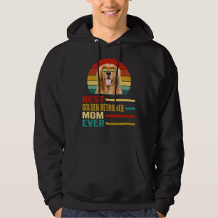 Veste À Capuche Meilleur Golden Retriever Maman jamais Retro