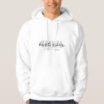 Veste À Capuche Meilleur Grampa depuis 20XX Moderne Simple Preppy<br><div class="desc">Ce design simple et moderne est composé de la typographie de san serif.</div>