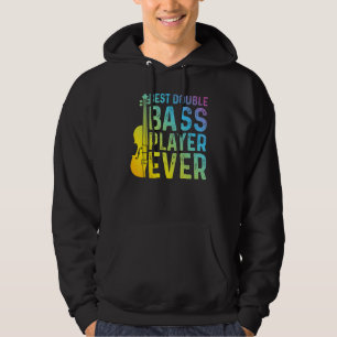 Veste À Capuche Meilleur Joueur de basse double jamais Contrôle de