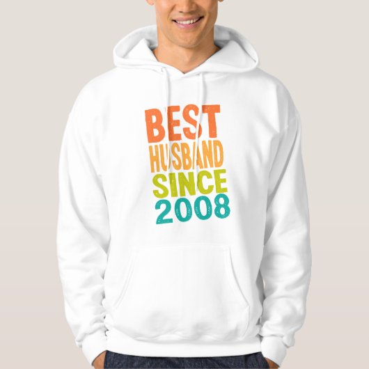 Veste À Capuche Meilleur Mari Depuis 2008 (Devant)