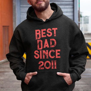Veste À Capuche Meilleur papa depuis [2011]