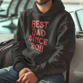 Veste À Capuche Meilleur papa depuis [2011]