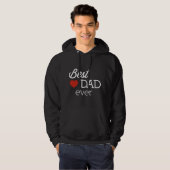 Veste À Capuche Meilleur papa jamais (Devant entier)