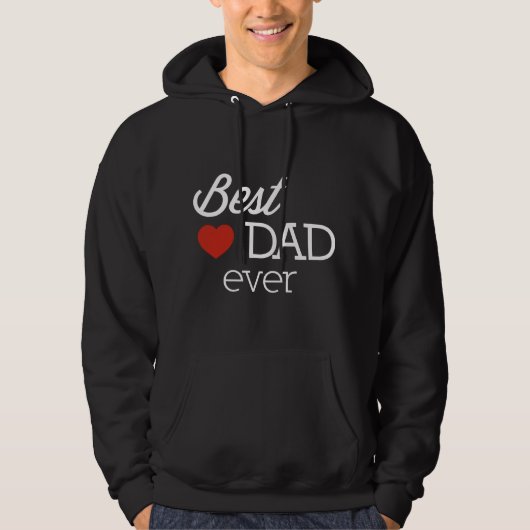 Veste À Capuche Meilleur papa jamais (Devant)