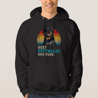 Veste À Capuche Meilleur papa Rottweiler 45