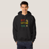 Veste À Capuche Meilleur père de chat jamais _2 (Devant entier)
