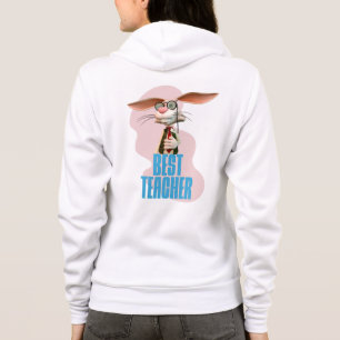 Veste À Capuche Meilleur Professeur Lapin Drôle Humour de Classe