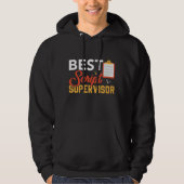 Veste À Capuche Meilleur superviseur de script - Gardien de la con (Devant)