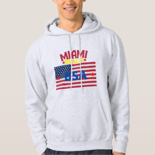 Veste À Capuche Meilleur Vendeur Original Miami Beach USA True Cla